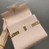 DELVAUX Calfskin MM Tempete Satchel PINK