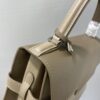 DELVAUX Calfskin MM Tempete Satchel BROWN GRAY