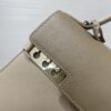 DELVAUX Calfskin MM Tempete Satchel BROWN GRAY