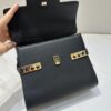 DELVAUX Calfskin MM Tempete Satchel BLACK