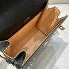 DELVAUX Calfskin MM Tempete Satchel BLACK