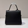 DELVAUX Calfskin MM Tempete Satchel BLACK
