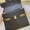 DELVAUX Calfskin MM Tempete Satchel  BLACK
