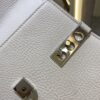 DELVAUX Calfskin MM Tempete Satchel White 1429482 |