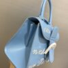 Brillant leather handbag Delvaux BLUE  in Leather -
