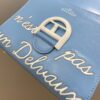 Brillant leather handbag Delvaux BLUE  in Leather -