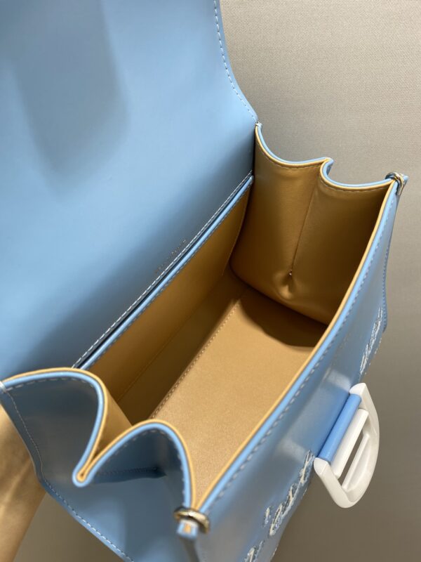 Brillant leather handbag Delvaux BLUE  in Leather -