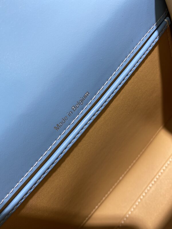 Brillant leather handbag Delvaux BLUE  in Leather -