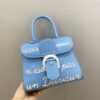 Brillant leather handbag Delvaux BLUE  in Leather -
