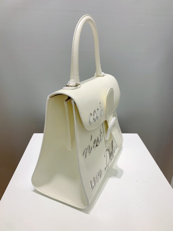 Brillant leather handbag Delvaux White in Leather -