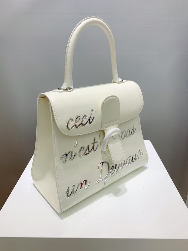 Brillant leather handbag Delvaux White in Leather -
