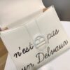 Brillant leather handbag Delvaux White in Leather -
