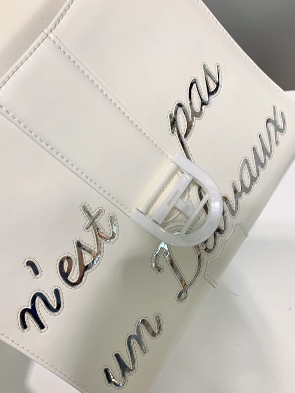 Brillant leather handbag Delvaux White in Leather -
