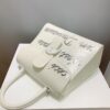 Brillant leather handbag Delvaux White in Leather -