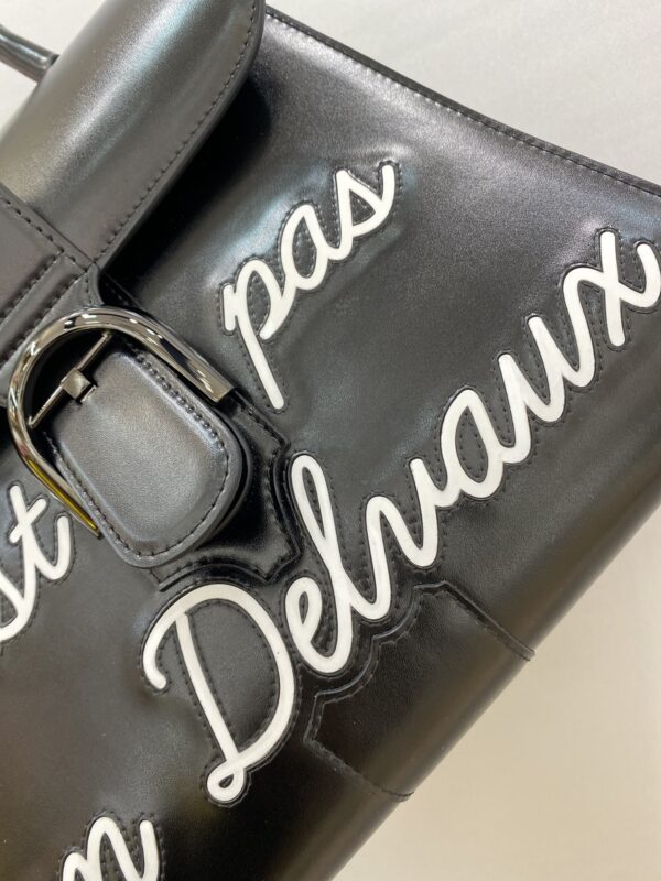 Brillant leather handbag Delvaux Black in Leather -