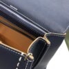 Delvaux Brillant Mini Surpiqué 'Ivory' BLUE NAVY
