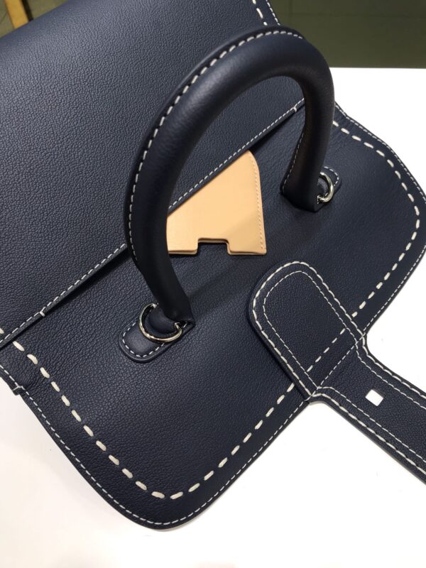 Delvaux Brillant BLUE NAVY Leather ref.2197883