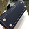 Delvaux Brillant BLUE NAVY Leather ref.2197883
