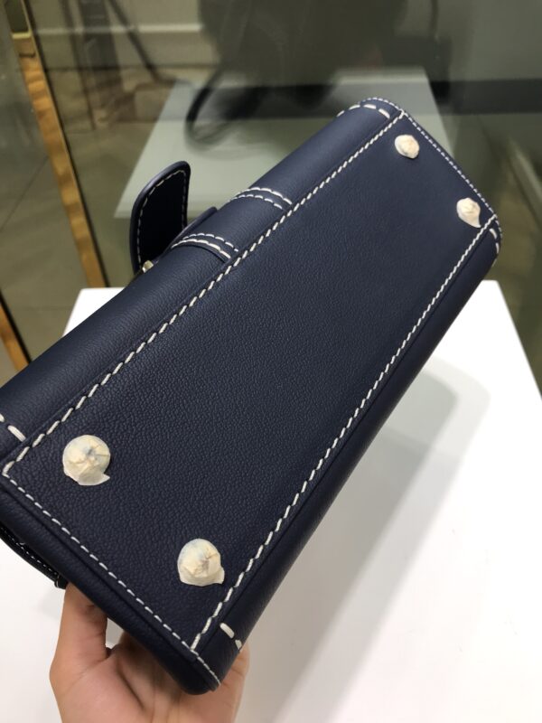 Delvaux Brillant BLUE NAVY Leather ref.2197883