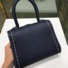 Brillant leather handbag Delvaux BLUE NAVY in Leather -