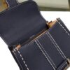 Brillant leather handbag Delvaux BLUE NAVY in Leather -