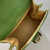DELVAUX Grained Rodeo Calfskin Surpique Mini Brillant BAG GREEN