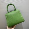DELVAUX Grained Rodeo Calfskin Surpique Mini Brillant BAG GREEN
