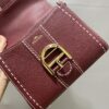 Delvaux Brillant Togo Leather Plum Red Bag