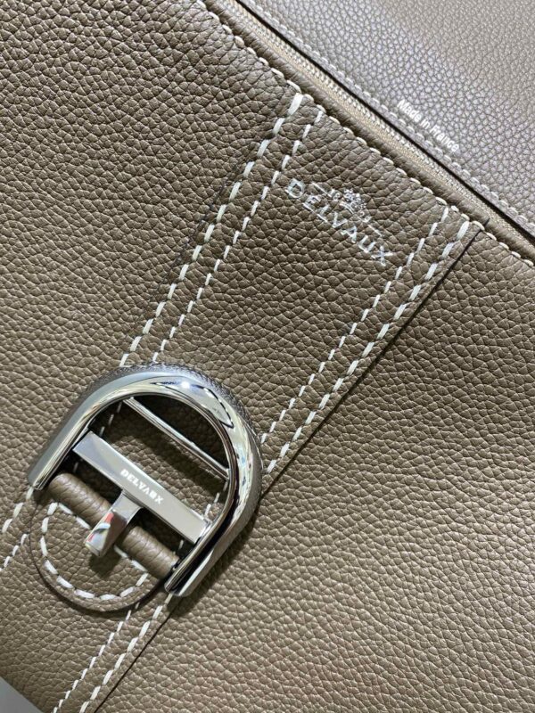 DELVAUX Grained Rodeo Calfskin Surpique Mini Brillant