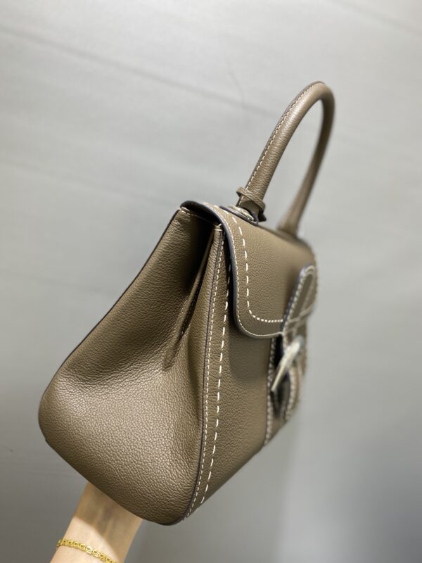 DELVAUX Grained Rodeo Calfskin Surpique Mini Brillant