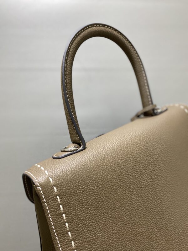 DELVAUX Grained Rodeo Calfskin Surpique Mini Brillant