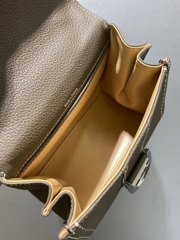 Delvaux Mini Brillant Surpiqué Tote Bag | Neutrals