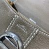 Delvaux Mini Brillant Surpiqué Tote Bag | Neutrals