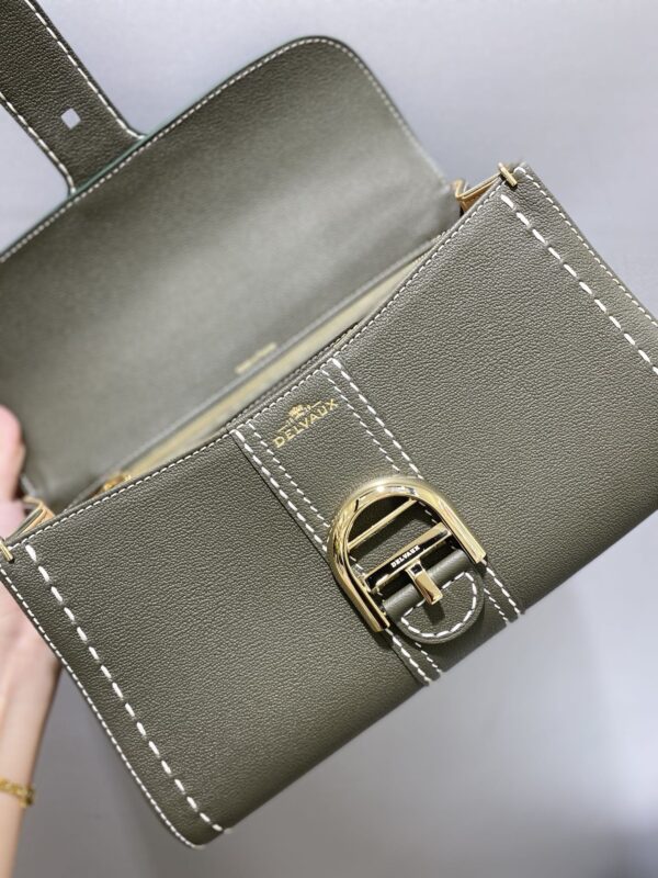 DELVAUX Grained Rodeo Calfskin Surpique Mini Brillant ...