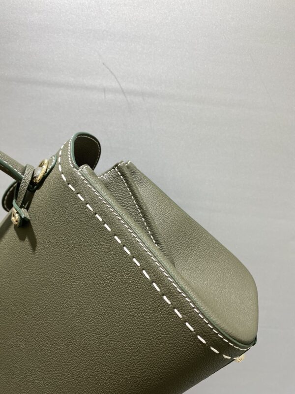 DELVAUX Grained Rodeo Calfskin Surpique Mini Brillant