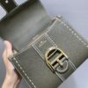 DELVAUX Grained Rodeo Calfskin Surpique Mini Brillant