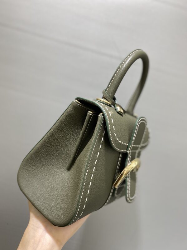 DELVAUX Grained Rodeo Calfskin Surpique Mini Brillant