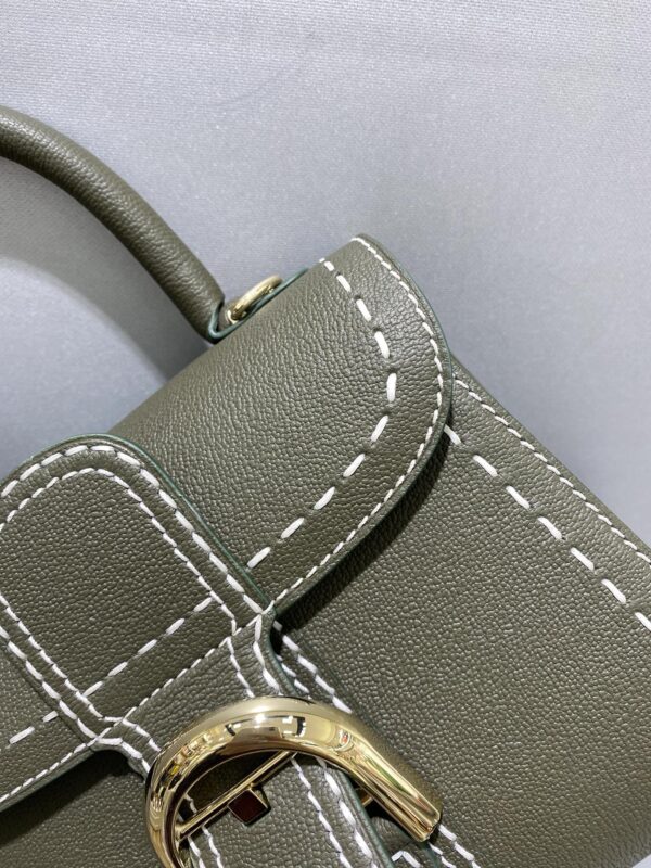 DELVAUX Grained Rodeo Calfskin Surpique Mini Brillant