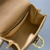 DELVAUX Grained Rodeo Calfskin Surpique Mini Brillant