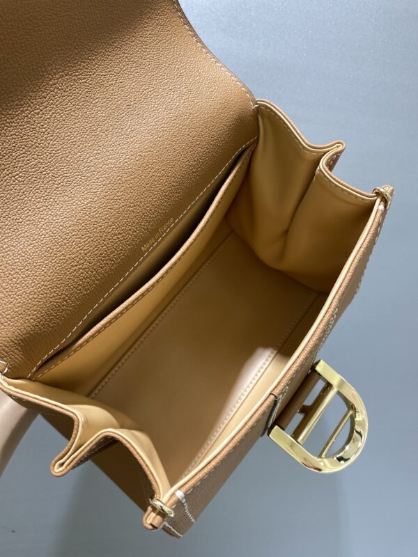 DELVAUX Grained Rodeo Calfskin Surpique Mini Brillant