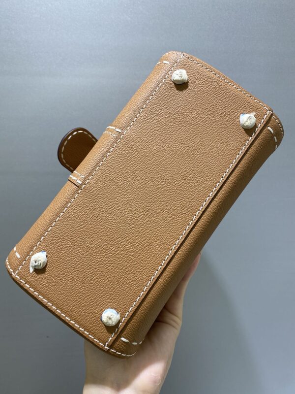 DELVAUX Grained Rodeo Calfskin Surpique Mini Brillant