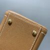 DELVAUX Grained Rodeo Calfskin Surpique Mini Brillant