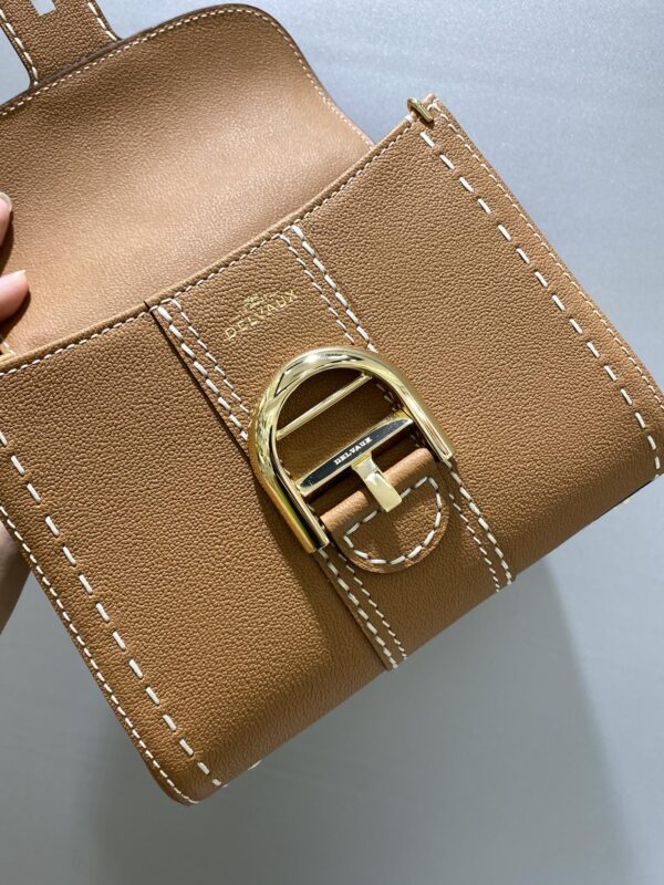 DELVAUX Grained Rodeo Calfskin Surpique Mini Brillant