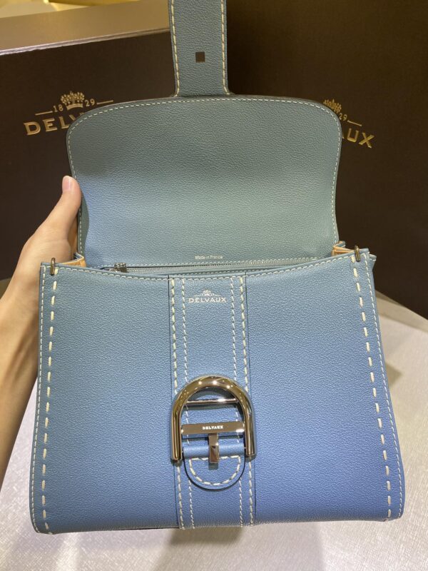 Delvaux Mini Brillant - Handbags - Vestiaire Collective blue