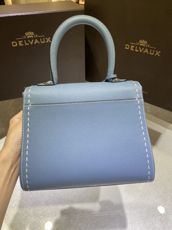 Delvaux Mini Brillant - Handbags - Vestiaire Collective blue