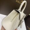 Brillant leather handbag Delvaux White in Leather -