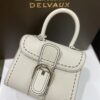 Brillant leather handbag Delvaux White in Leather -
