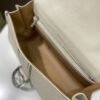 Brillant leather handbag Delvaux White in Leather