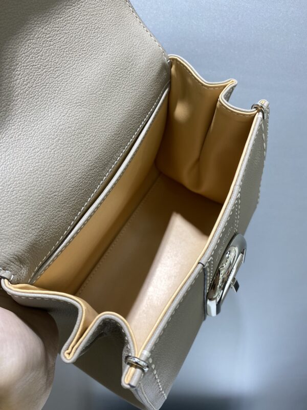 Delvaux Mini Brillant Surpiqué Tote Bag | Neutrals