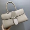 Delvaux Mini Brillant Surpiqué Tote Bag | Neutrals